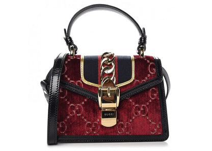 Gucci Sylvie Crossbody Small Leather Red Cipria