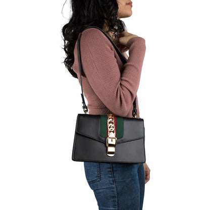Gucci Sylvie Shoulder Bag Small Black
