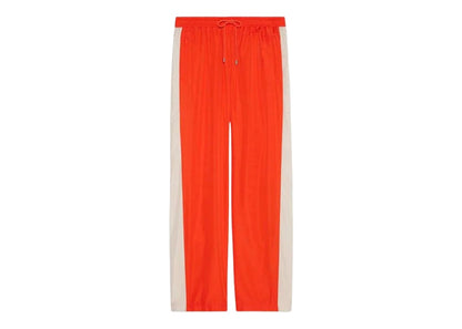 Gucci Tape Detail Track Pants Orange