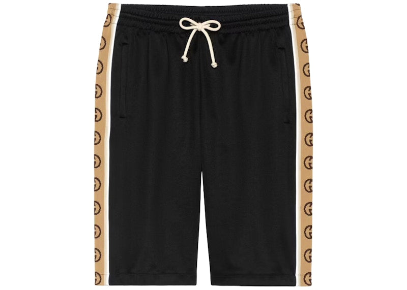 Gucci Technical Jersey Shorts Black