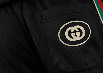Gucci Technical Jersey Track Pants Black