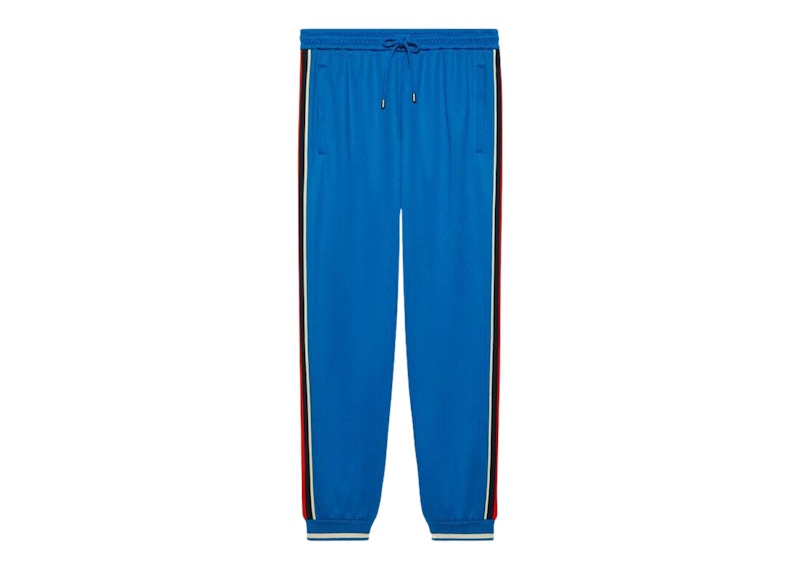 Gucci Technical Jersey Trackpants Blue