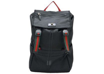 Gucci Techno Canvas Tigerhead Backpack Black