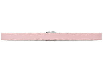 Gucci Thin Belt Double G Buckle .8 Width Pastel Pink