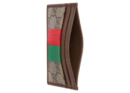 Gucci Tiger Card Case Beige/Ebony
