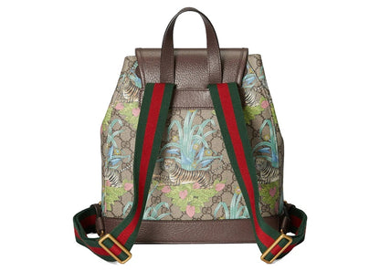 Gucci Tiger GG Backpack Beige/Ebony