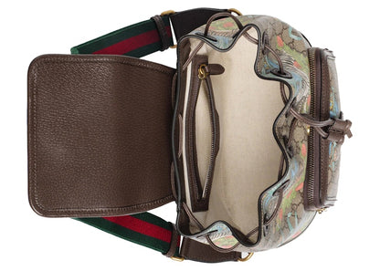 Gucci Tiger GG Backpack Beige/Ebony