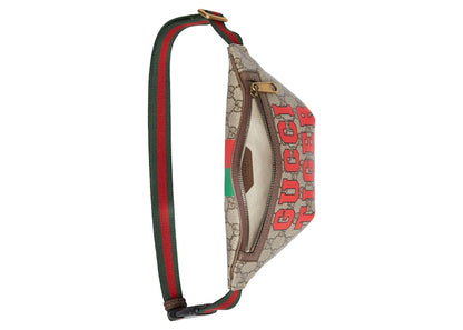 Gucci Tiger GG Belt Bag Beige/Ebony