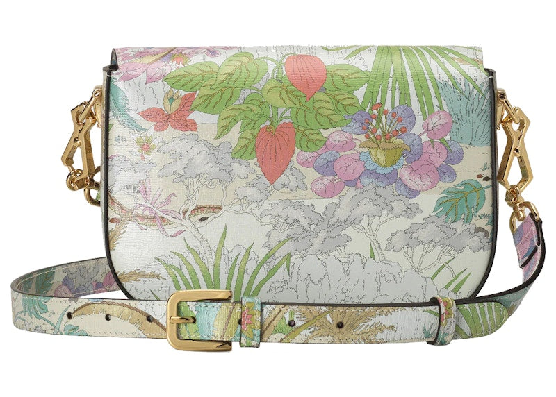 Gucci Tiger Horsebit 1955 Mini Bag Off White