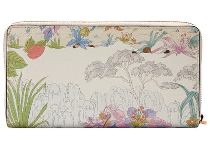 Gucci Tiger Horsebit 1955 Zip Wallet White