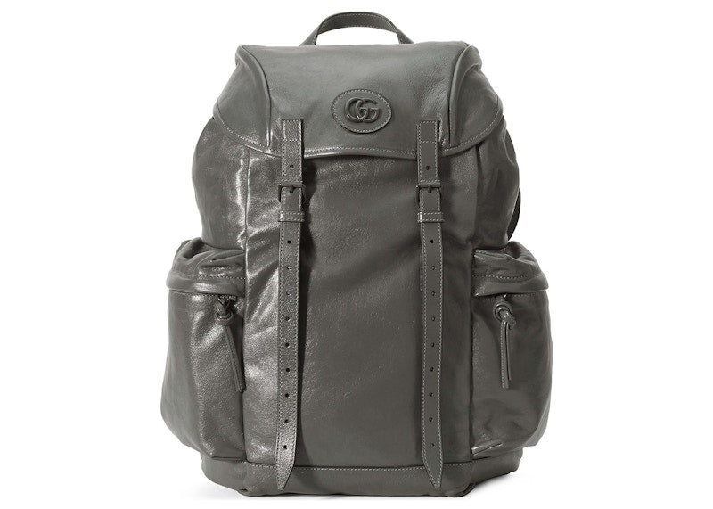 Gucci Tonal Double G Backpack Grey