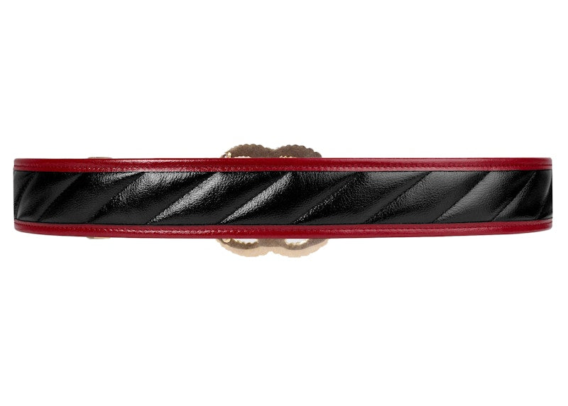 Gucci Torchon Double G Buckle Belt 1.6 Width Black