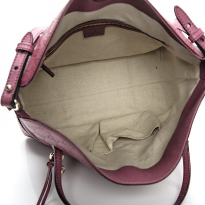 Gucci Bree Tote Guccissima Medium Peonia Pink