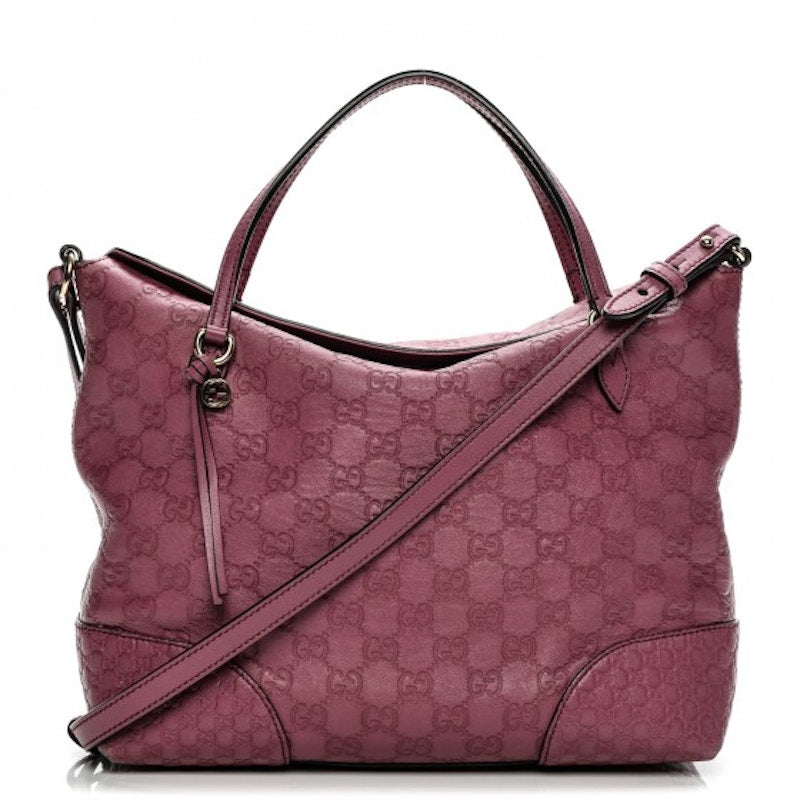 Gucci Bree Tote Guccissima Medium Peonia Pink