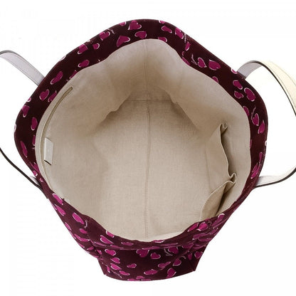 Gucci Tote Continental Heart Burgundy