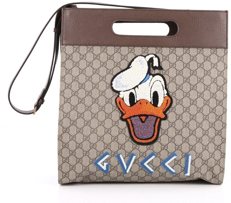 Gucci Tote GG Supreme Donald Duck Beige/Ebony