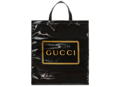 Gucci Tote Print Medium Black
