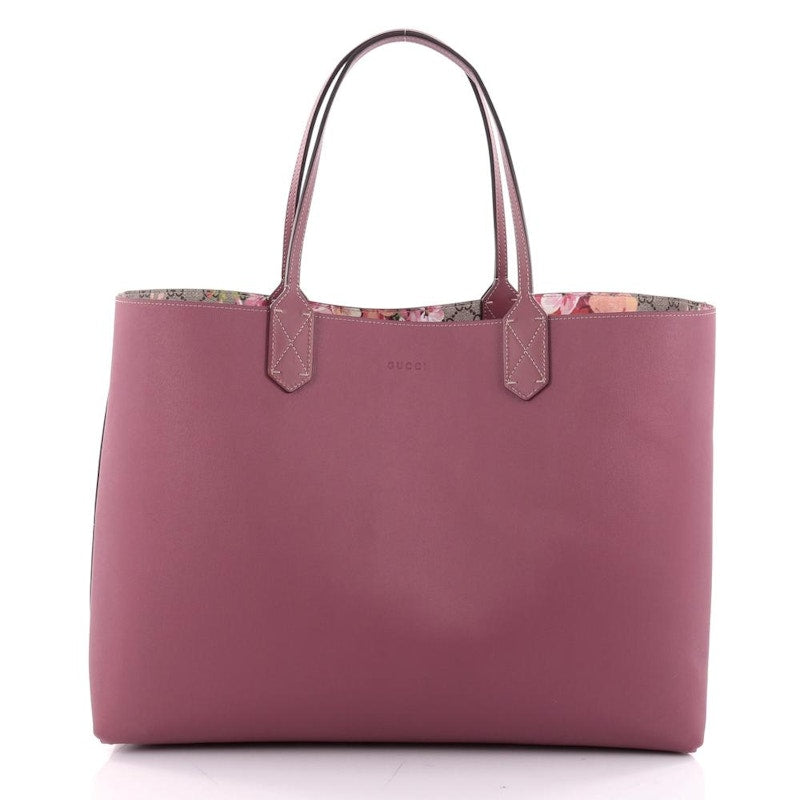 Gucci Reversible Tote GG Blooms Large Antique Rose