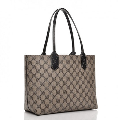 Gucci Reversible Tote GG Supreme Small Beige/Black