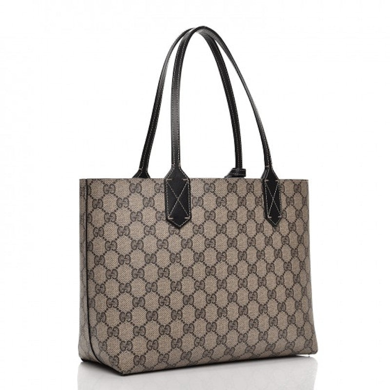 Gucci Reversible Tote GG Supreme Small Beige/Black