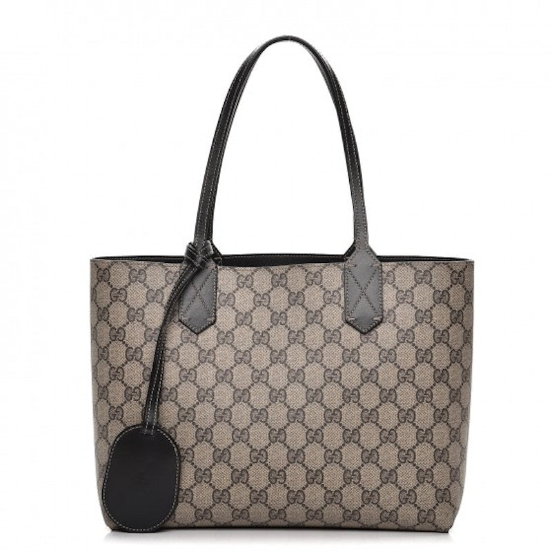 Gucci Reversible Tote GG Supreme Small Beige/Black