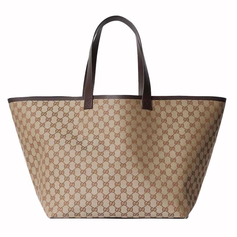 Gucci Totissima Large Tote Bag Beige/Ebony