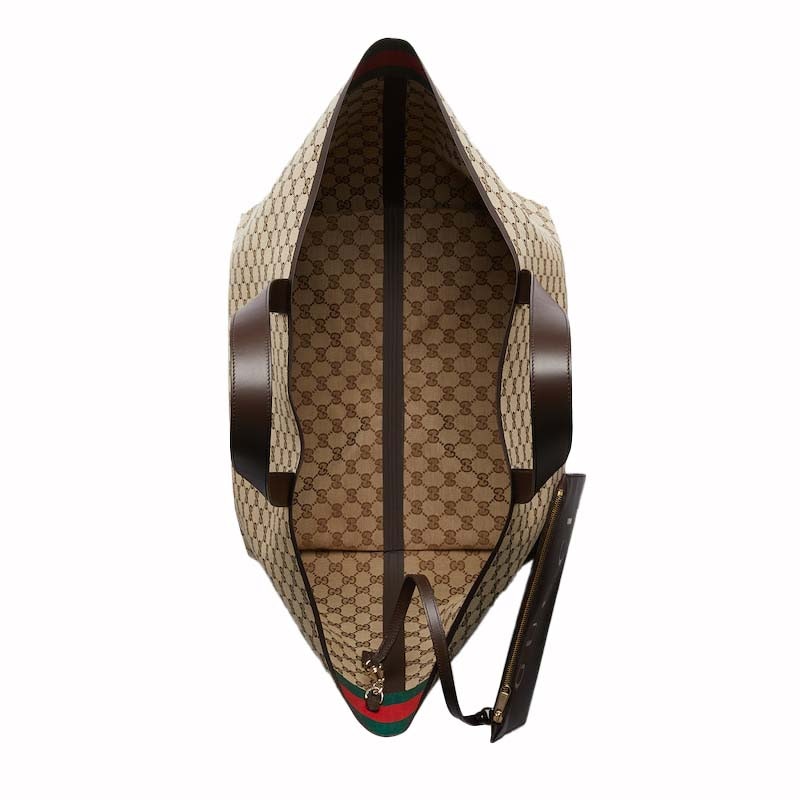 Gucci Totissima Large Tote Bag Beige/Ebony