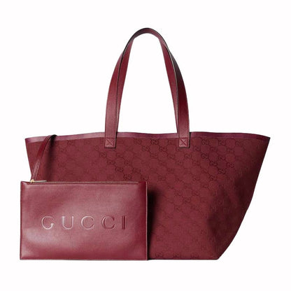 Gucci Totissima Medium Tote Bag Rosso Ancora Red