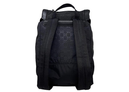 Gucci Travel Nylon Backpack Large Black