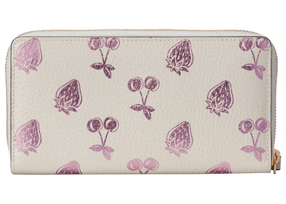 Gucci US Exclusive GG Marmont Zip Wallet White