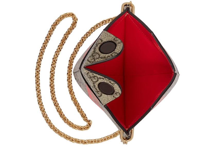 Gucci Valentine's Day Heart Bag Small GG Supreme Beige/Ebony