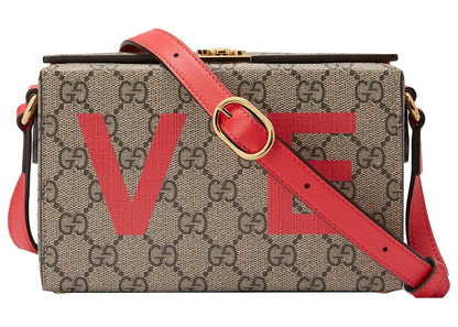 Gucci Valentine's Day Mini Bag GG Supreme Beige/Ebony