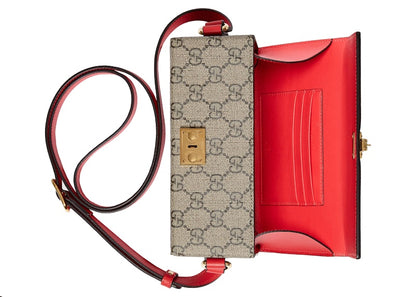 Gucci Valentine's Day Mini Bag GG Supreme Beige/Ebony
