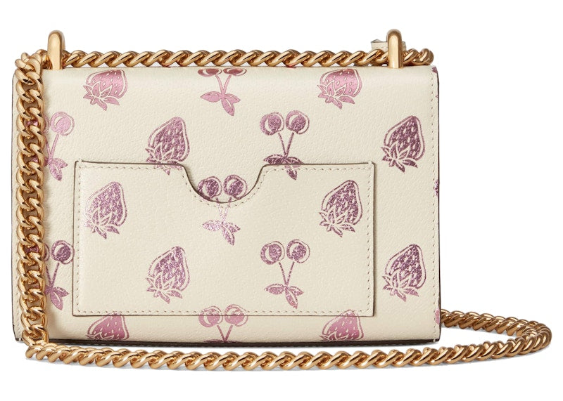 Gucci Valentine's Day Padlock Bag Small White