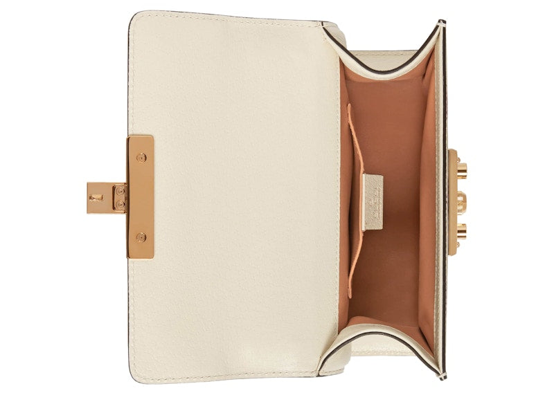 Gucci Valentine's Day Padlock Bag Small White