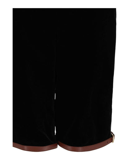 Gucci Velvet Riding Shorts Black