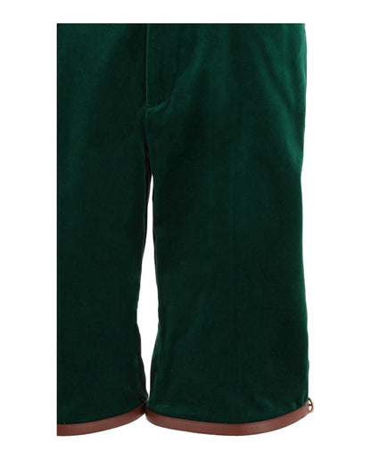 Gucci Velvet Shorts Green