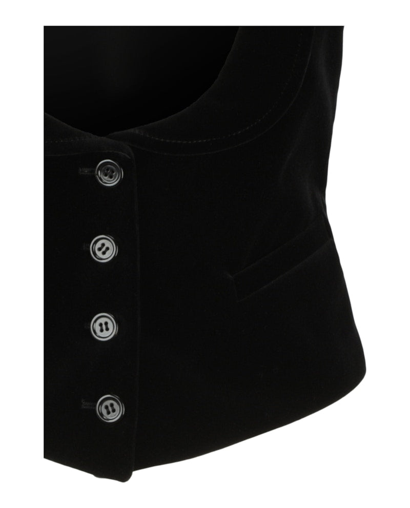 Gucci Velvet Vest Black