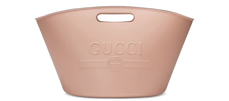 Gucci Vintage Logo Tote Rubber Pink