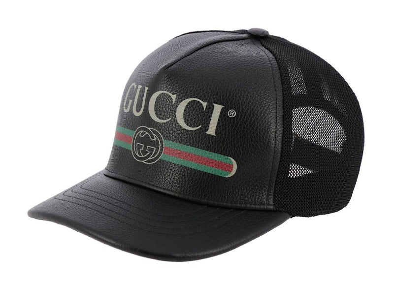 Gucci Vintage Logo Trucker Cap Black/Multi