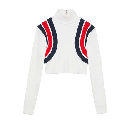 Gucci Viscose Knit Top Ivory