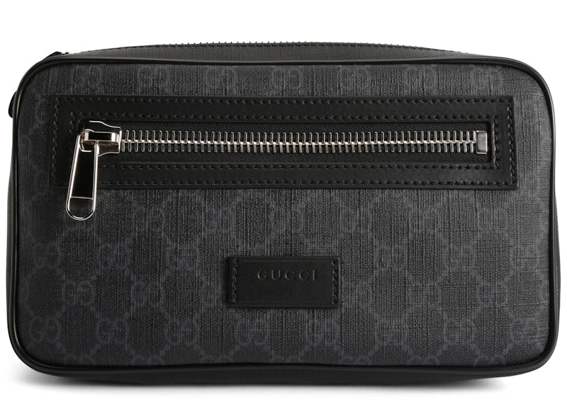 Gucci Waist Bag GG Supreme Soft Black/Grey