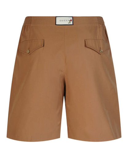 Gucci Waistband Shorts Sand