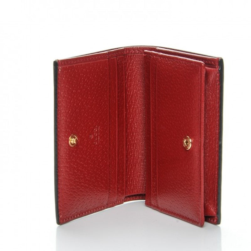 Gucci Card Case Wallet Monogram GG Supreme Tian Print Brown/Beige/Pink/Blue