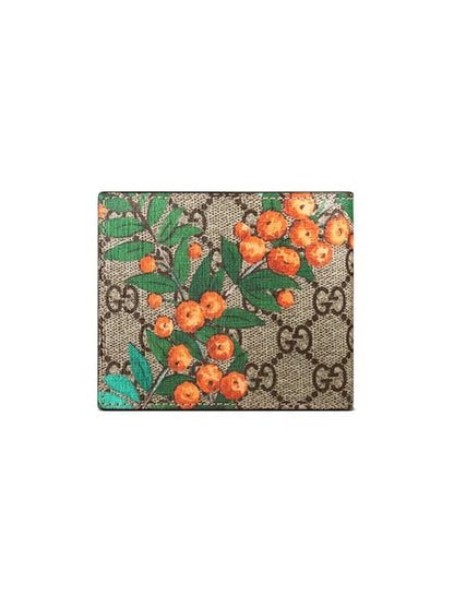 Gucci Wallet GG Supreme Tian Beige/Ebony