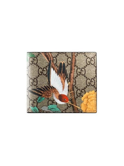 Gucci Wallet GG Supreme Tian Beige/Ebony