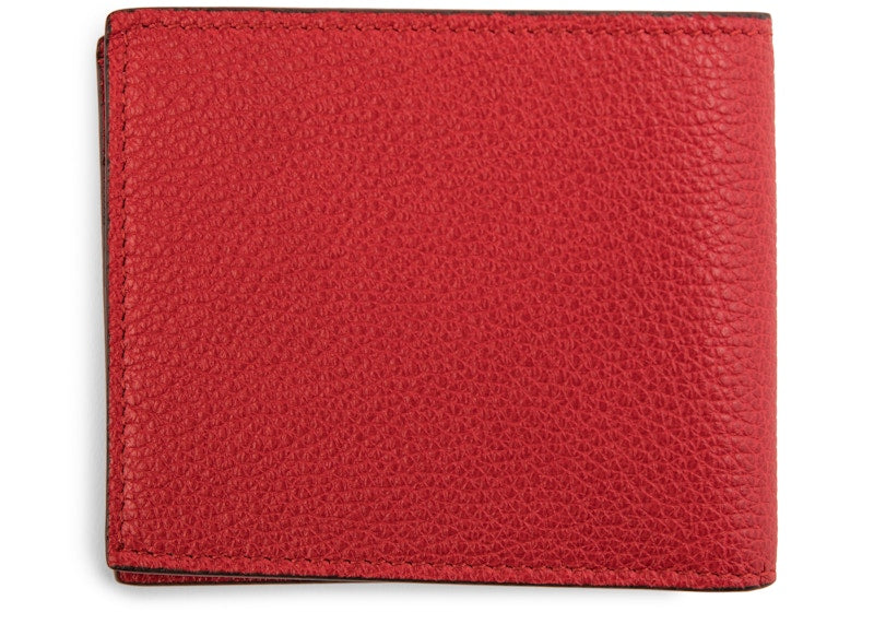 Gucci Logo Bifold Wallet Red