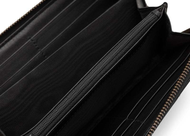Gucci GG Marmont Wallet Zip Around Matelasse Black