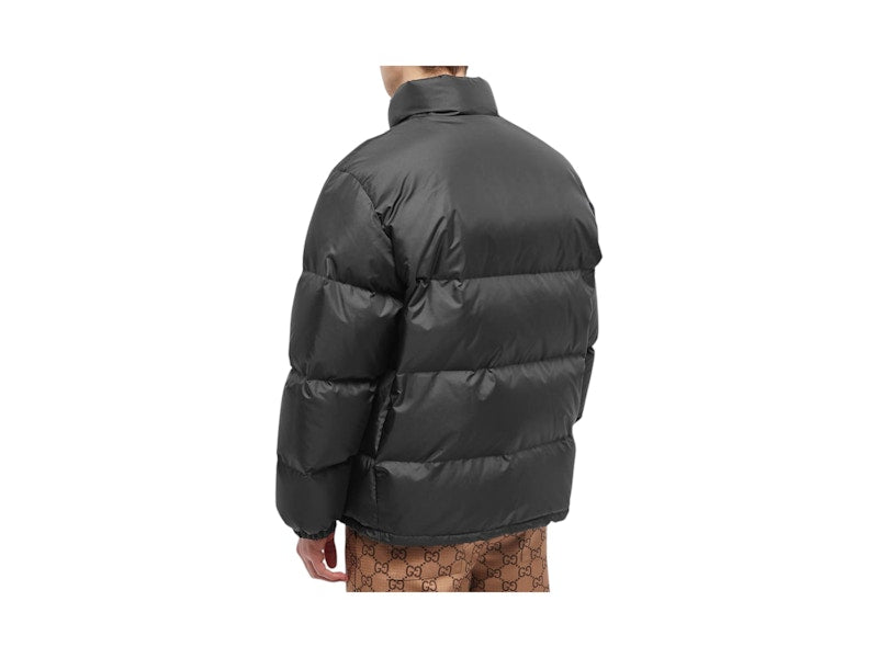 Gucci Water Repellent Down Jacket Black