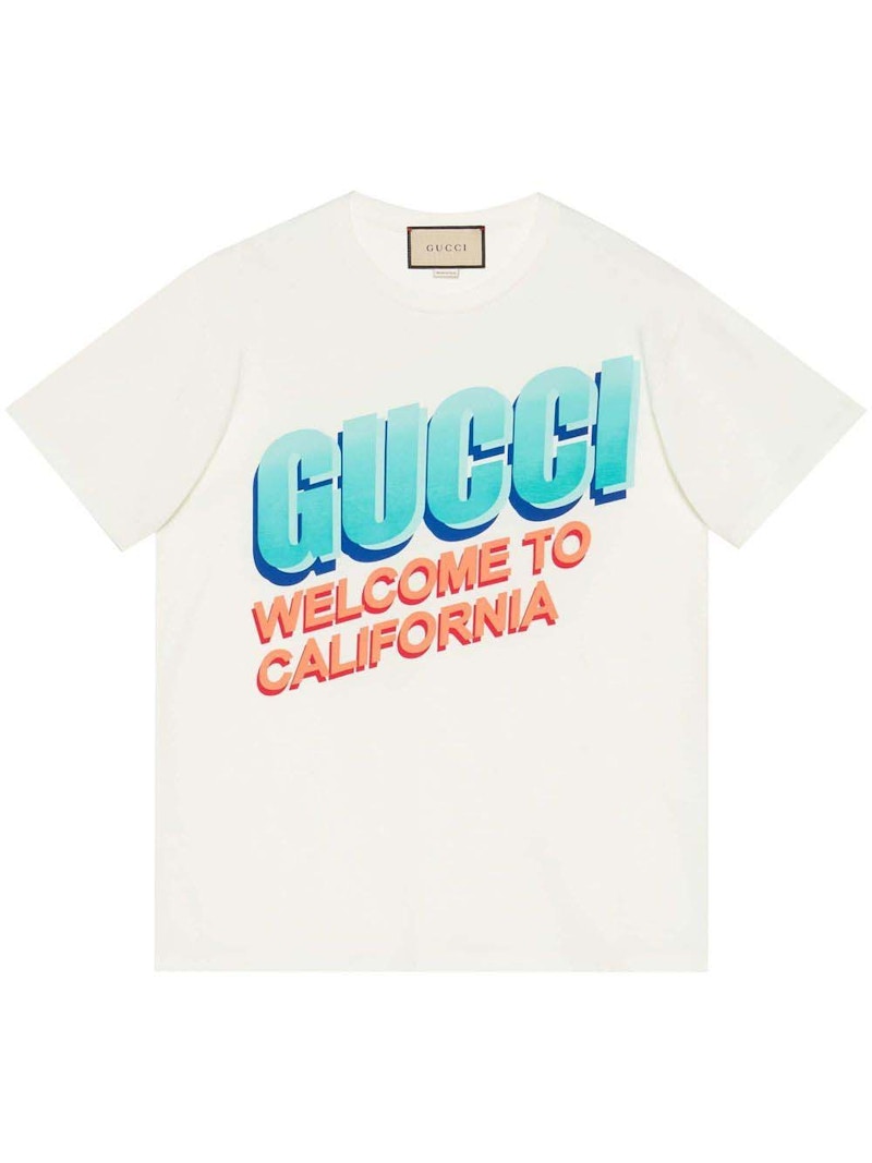 Gucci Welcome To California T-shirt White